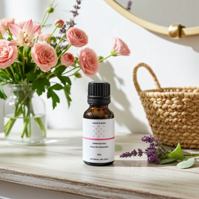 Lheritier Geranium Essential Oil – 100% Pure Botanical Balance (15ml)